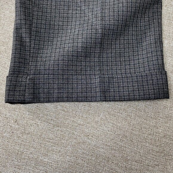 Ralph Ralph Lauren Dress Pants Men's 36 x 32 Black-ish Gray Geometric Office - Picture 7 of 13